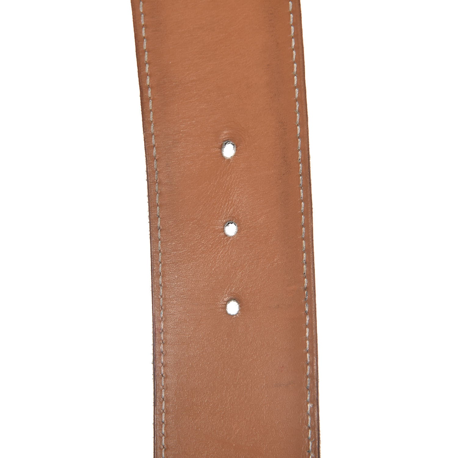 Hermes Box Chamonix 42mm Belt Strap 95 Gold Black 5 of 6