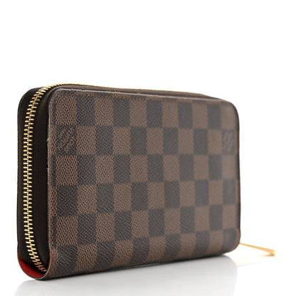Louis Vuitton Damier Ebene 2020 Christmas Animation Bumper Cars Zippy Wallet Coquelicot 3 of 12