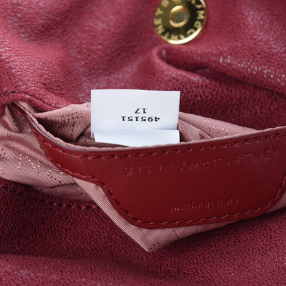 Stella McCartney Shaggy Deer Mini Falabella Fold Over Tote Plum 8 of 10