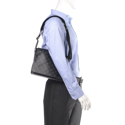 Louis Vuitton Monogram Eclipse District PM Black 2 of 10