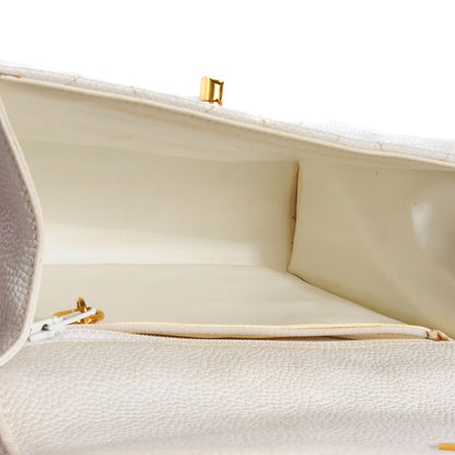 Chanel Caviar Quilted Crossbody Bag White 5 of 9