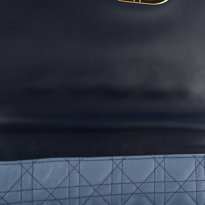 Christian Dior Lambskin Cannage Gradient Large Caro Bag Indigo Blue 10 of 10