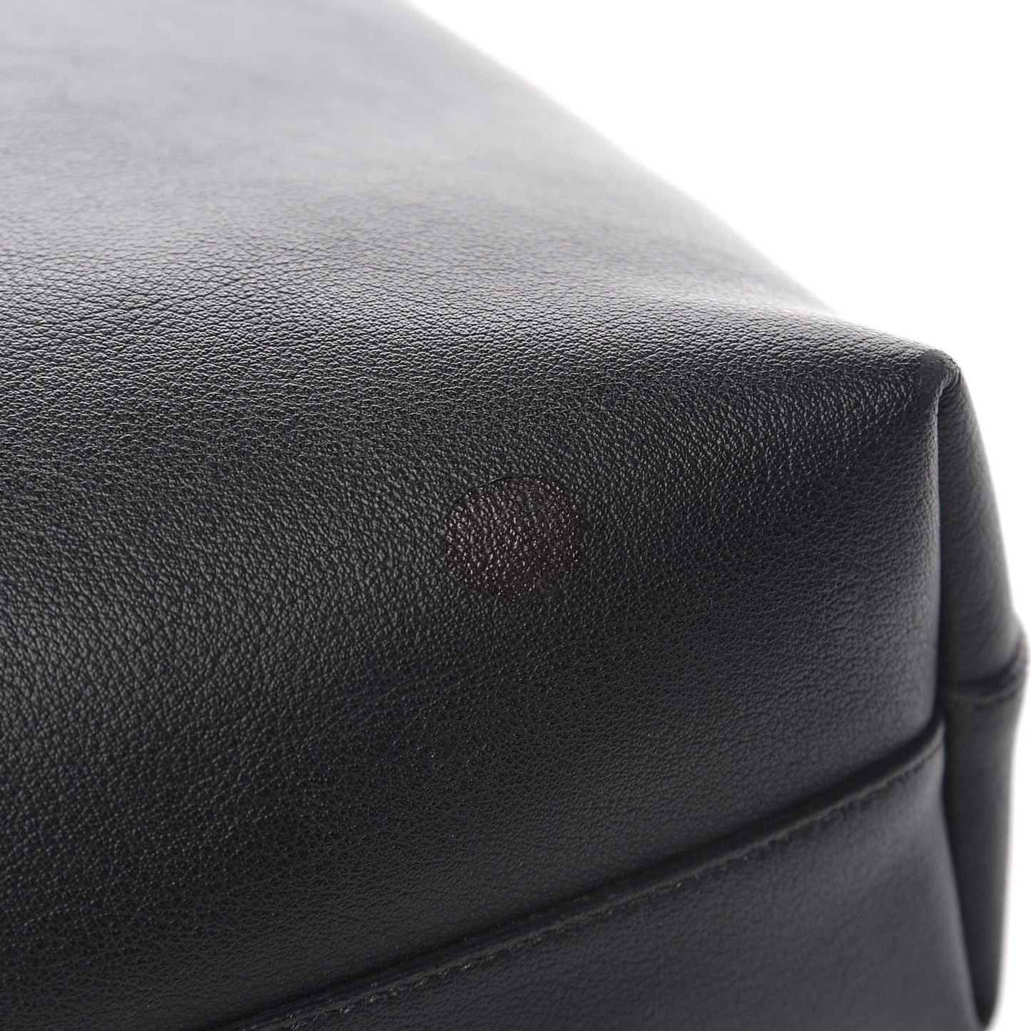 Calfskin Medium Shopping Tote Black