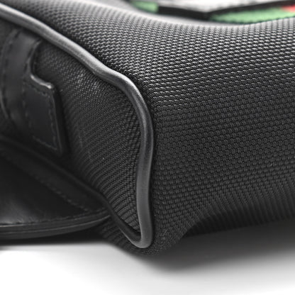 Gucci Canvas Web Slim Belt Bag Black 10 of 12