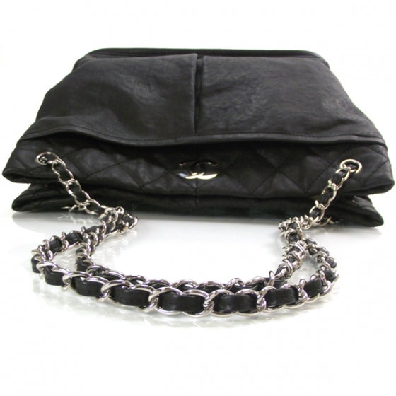 Leather Natural Beauty Tote Black