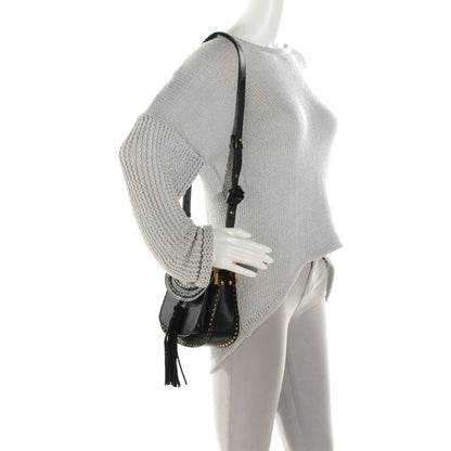 Chloe Calfskin Braided Mini Hudson Shoulder Bag Black 2 of 8