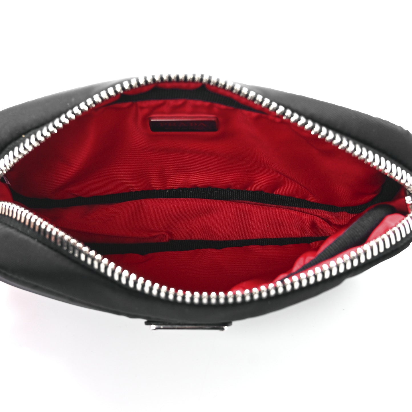 Tessuto Soft Nylon Small Convertible Crossbody Wristlet Black Fuoco