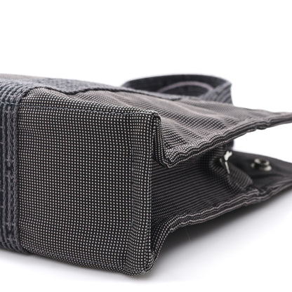 Hermes Canvas Herline PM Tote Grey 8 of 8