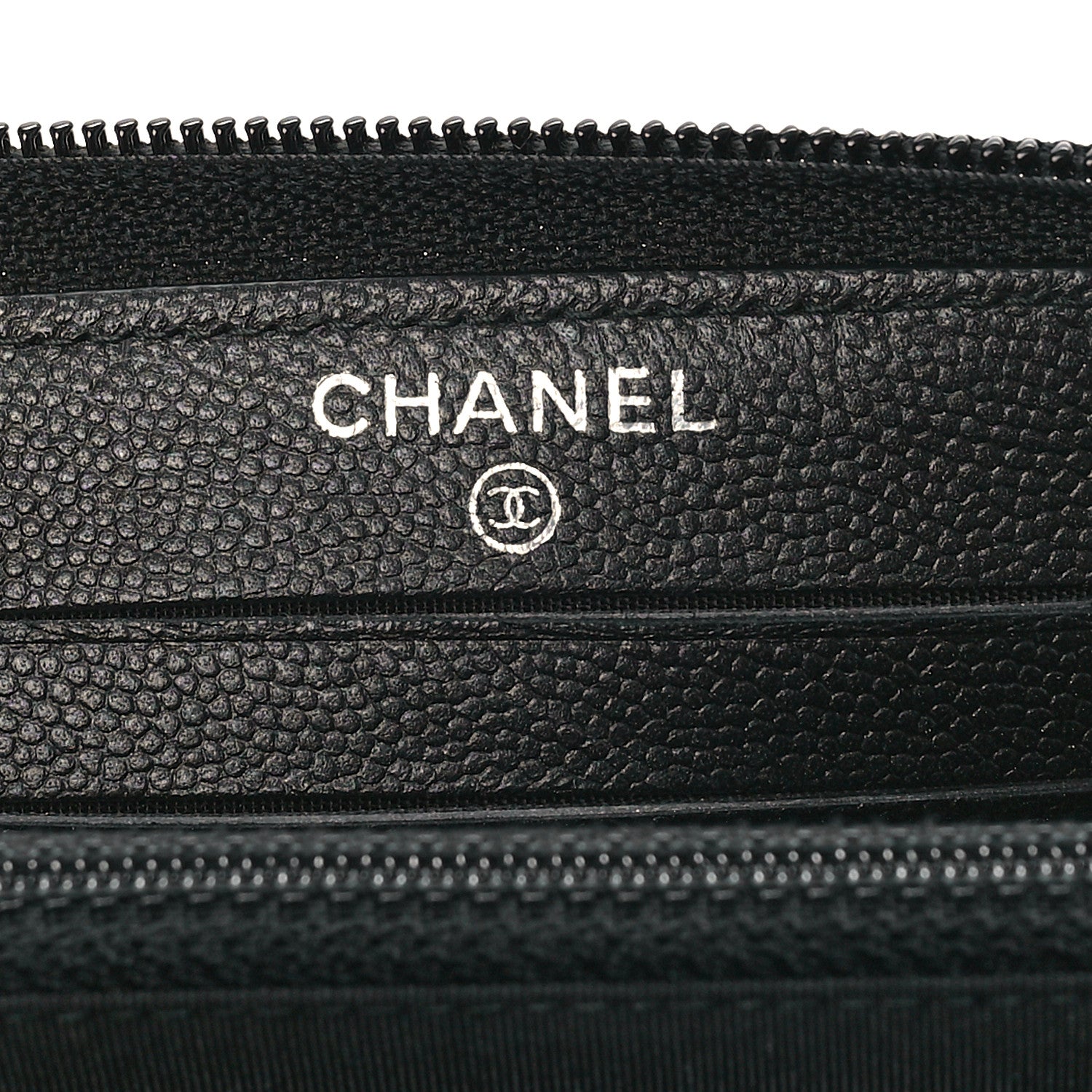 Chanel Caviar Quilted Small Boy Zip Around Wallet So Black 6 of 10