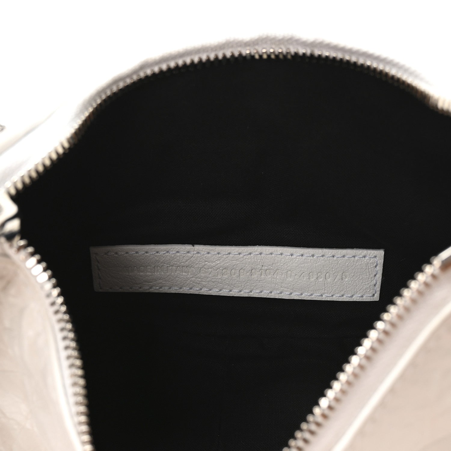 Balenciaga Agneau Arena Le Cagole Shoulder Bag XS Optic White 8 of 11