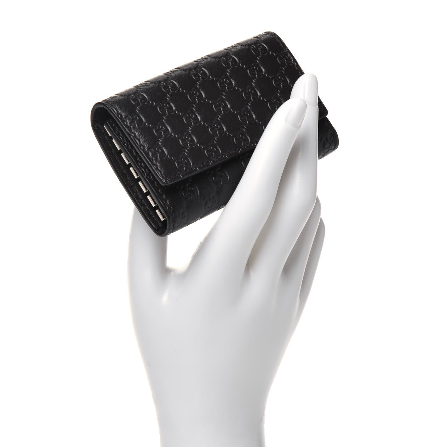 Gucci Microguccissima 6 Key Holder Case Testa di Moro 2 of 7