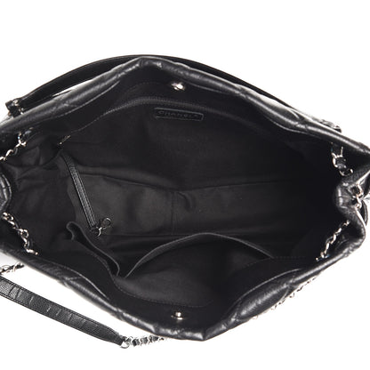 Chanel Caviar Quilted CC Timeless Soft Tote Black 5 of 7