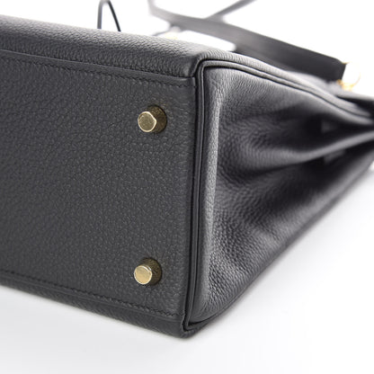 Hermes Togo Kelly Retourne 28 Black 9 of 42
