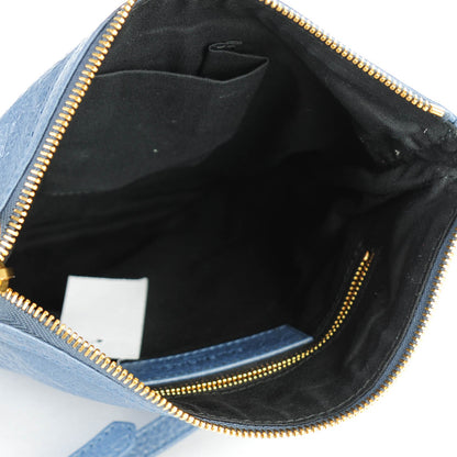 Balenciaga Agneau Giant 12 Gold Hardware Flat Crossbody Bleu Persan 5 of 7