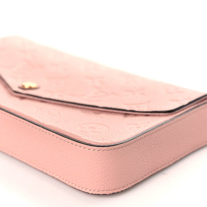 Louis Vuitton Empreinte Pochette Felicie Chain Wallet Rose Poudre 9 of 9