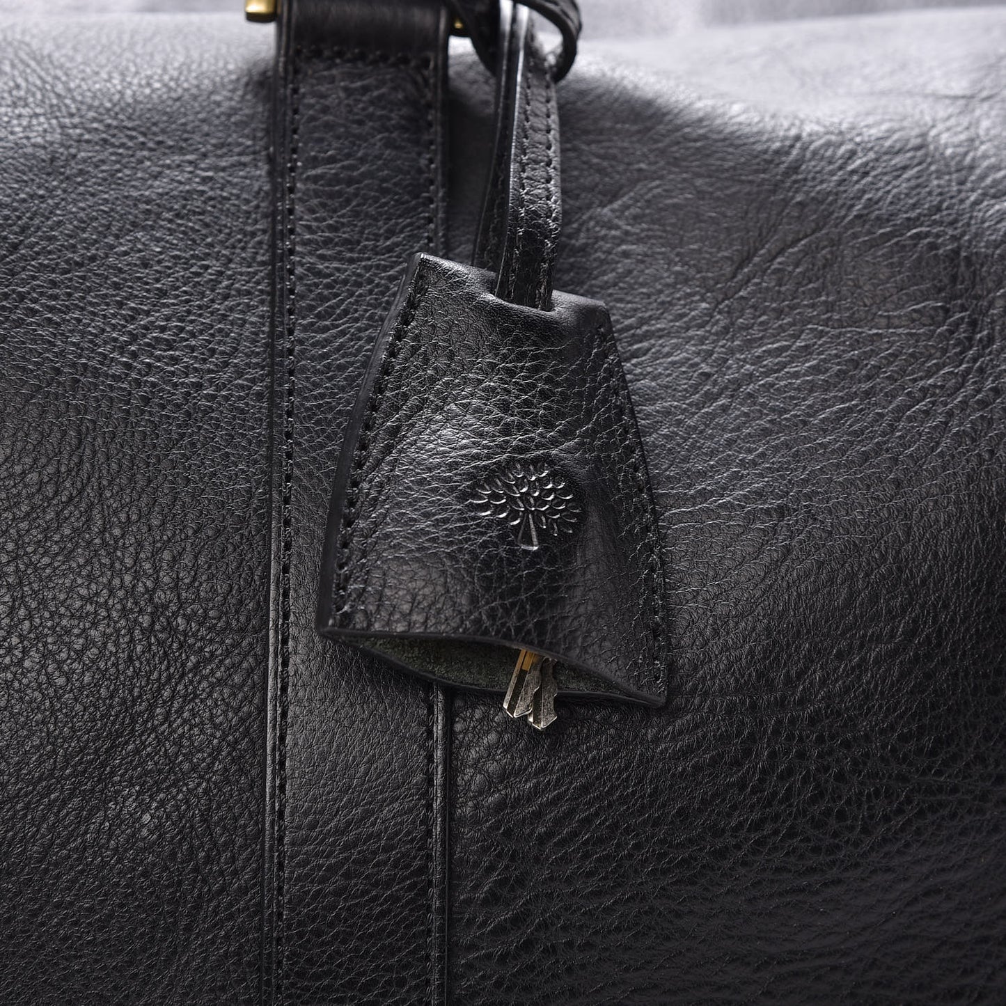 Natural Leather Clipper Black