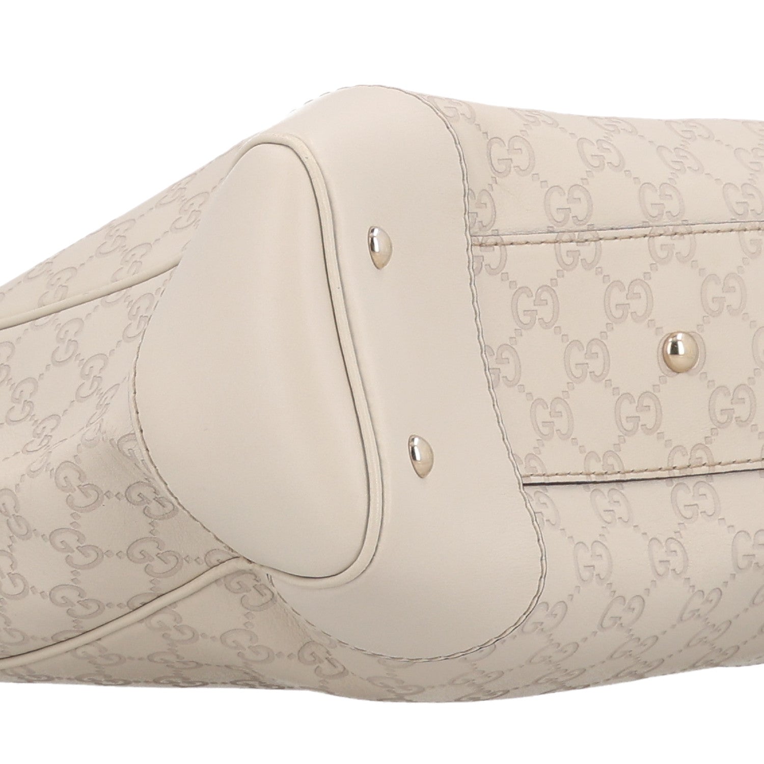 Gucci Guccissima Medium Mayfair Tote Off White 8 of 9