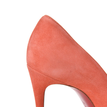 Christian Louboutin Veau Velours Pigalle Follies 100 Pumps 38.5 Charlotte 8 of 13