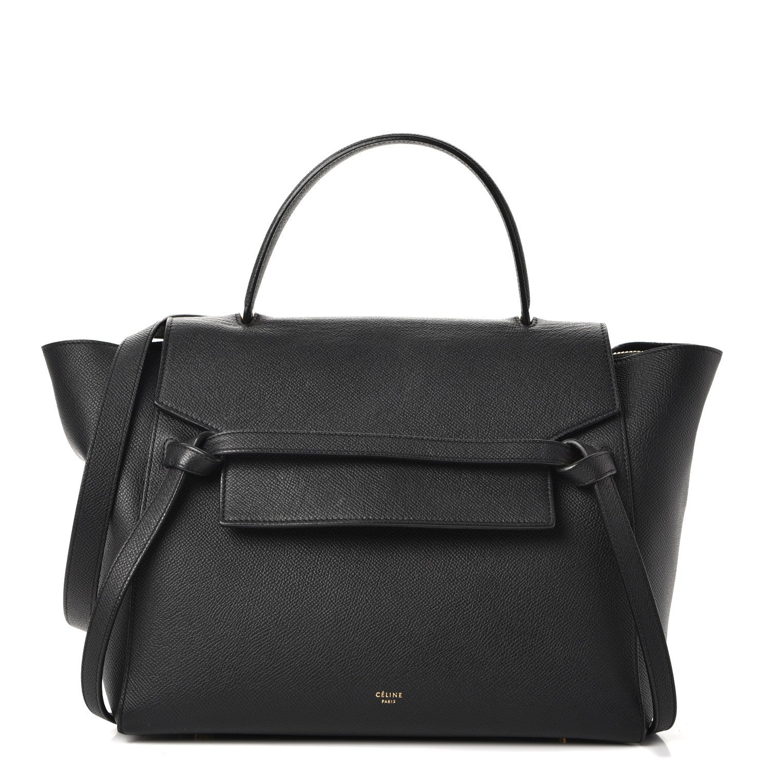 Celine Grained Calfskin Mini Belt Bag Black 1 of 17