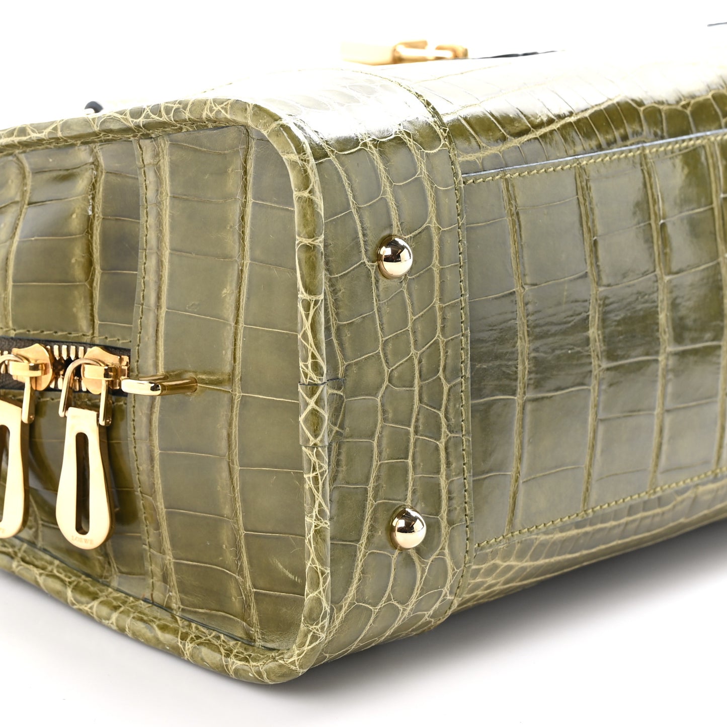 Crocodile Amazona 28 Khaki Green