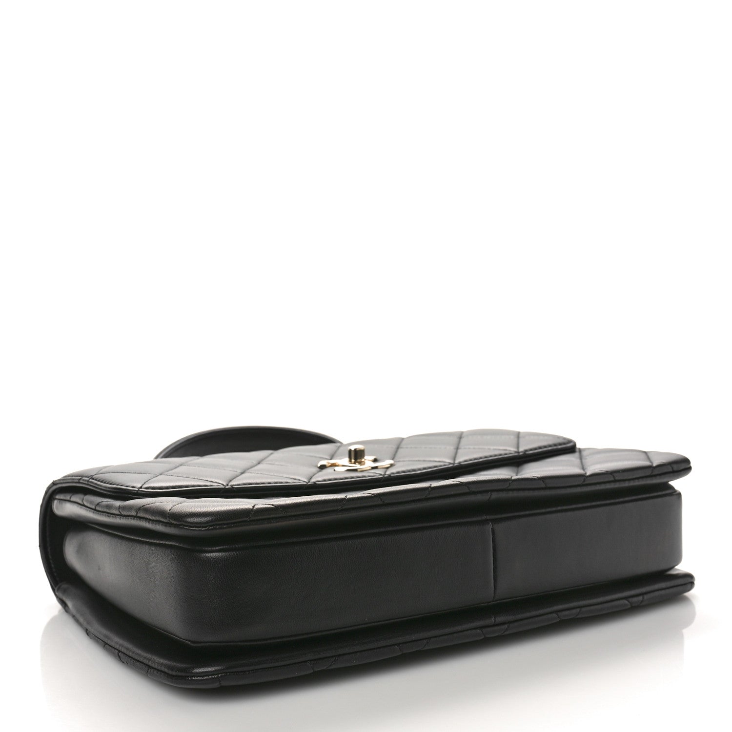 Chanel Lambskin Quilted Medium Trendy CC Flap Dual Handle Bag Black 4 of 10