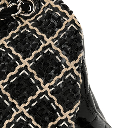 Chanel Patent Hand Embroidered Large Just Mademoiselle Black 11 of 11