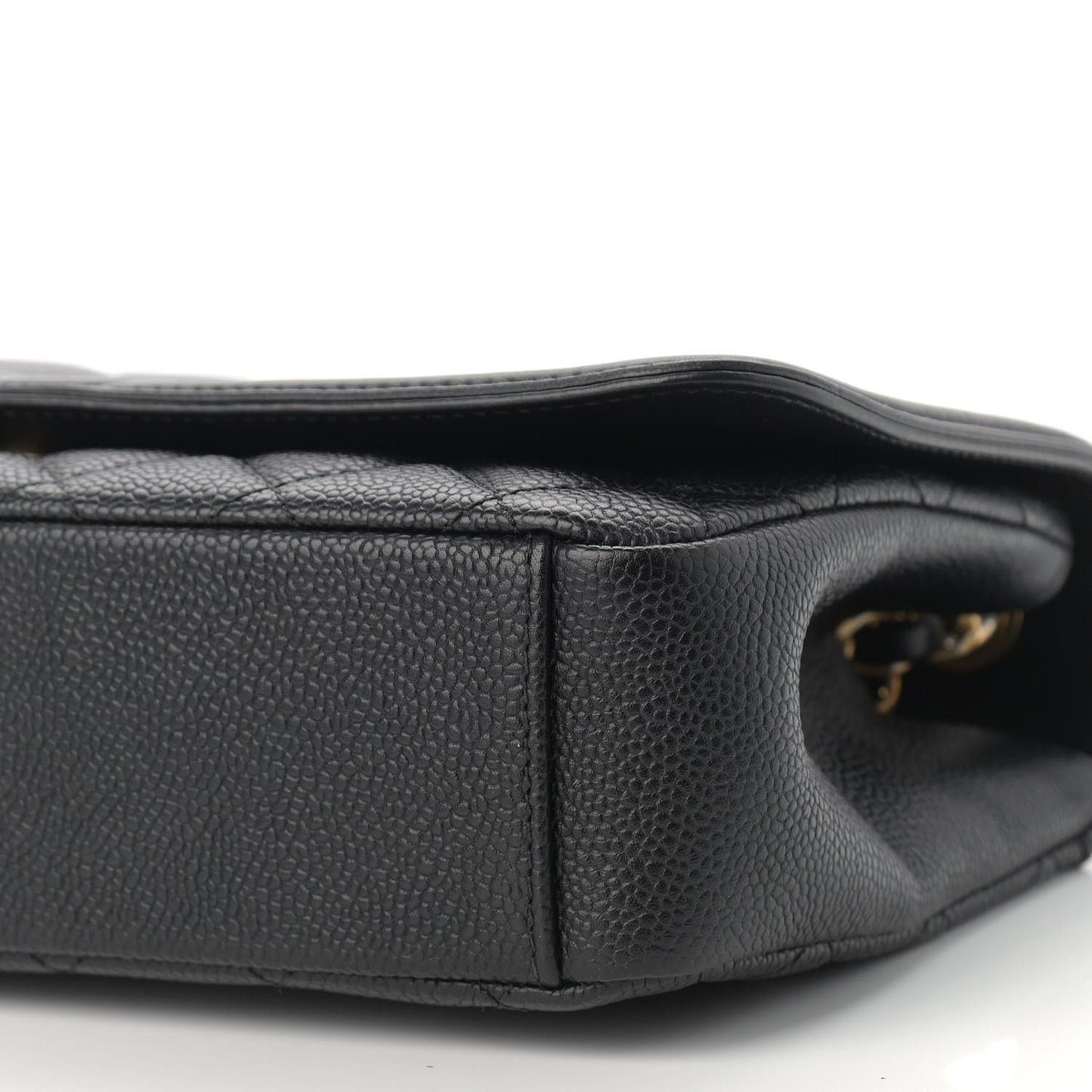 Caviar Quilted Medium CC Filigree Flap Black