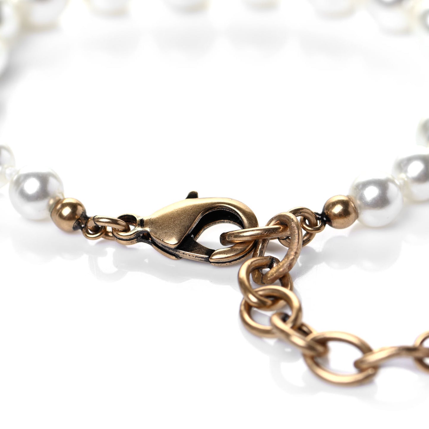 Pearl Crystal Star Mise En Dior Tribal Bracelet Gold