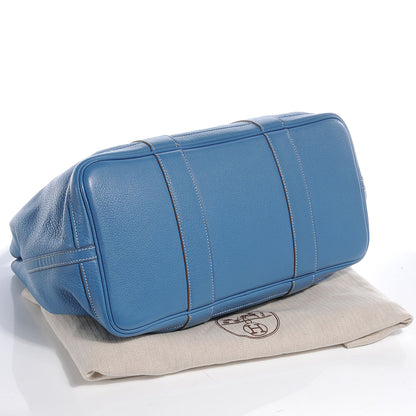 Hermes Buffle Sindhu Garden Party MM 36 Azur 4 of 9