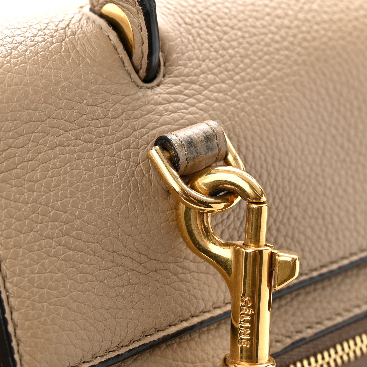 Celine Baby Grained Calfskin Mini Belt Bag Dune 13 of 13