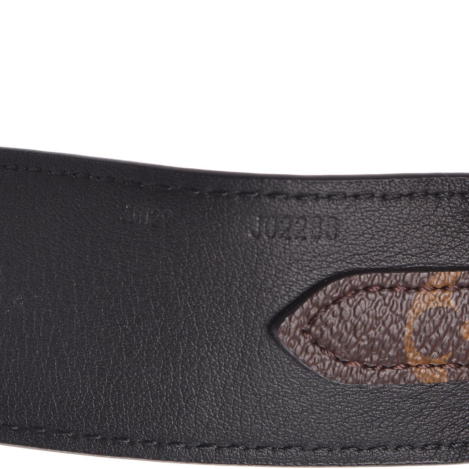 Louis Vuitton Monogram Bandouliere Shoulder Strap Black 4 of 6