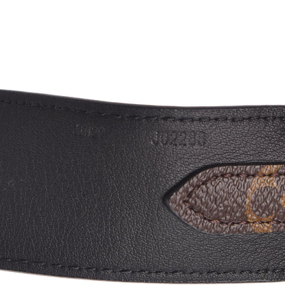 Louis Vuitton Monogram Bandouliere Shoulder Strap Black 4 of 6