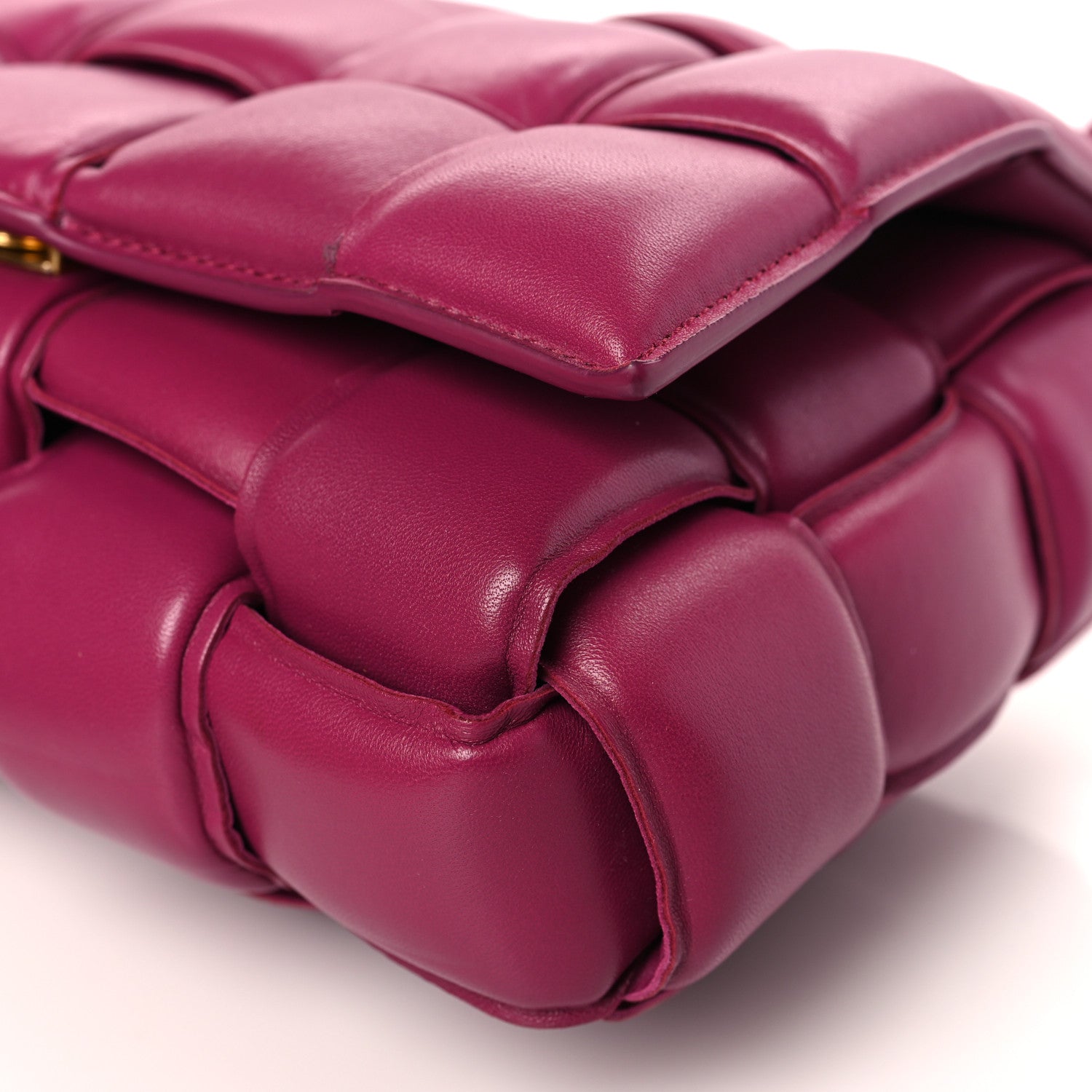 Bottega Veneta Nappa Maxi Intreccio Padded Cassette Crossbody Bag Cinnabar 9 of 9