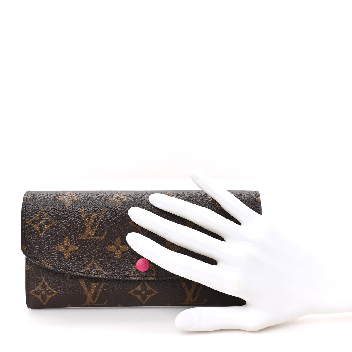 Monogram Emilie Wallet Hot Pink