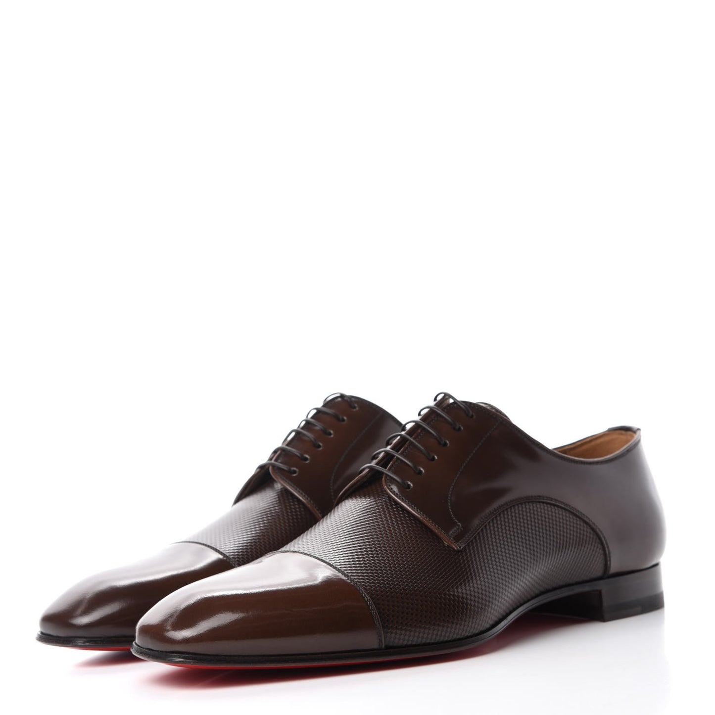 Calfskin Shadow Wash Mens Top Daviol Flat 42.5 Havane