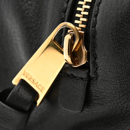 Versace Lambskin Tag Bowling Bag Black 14 of 15