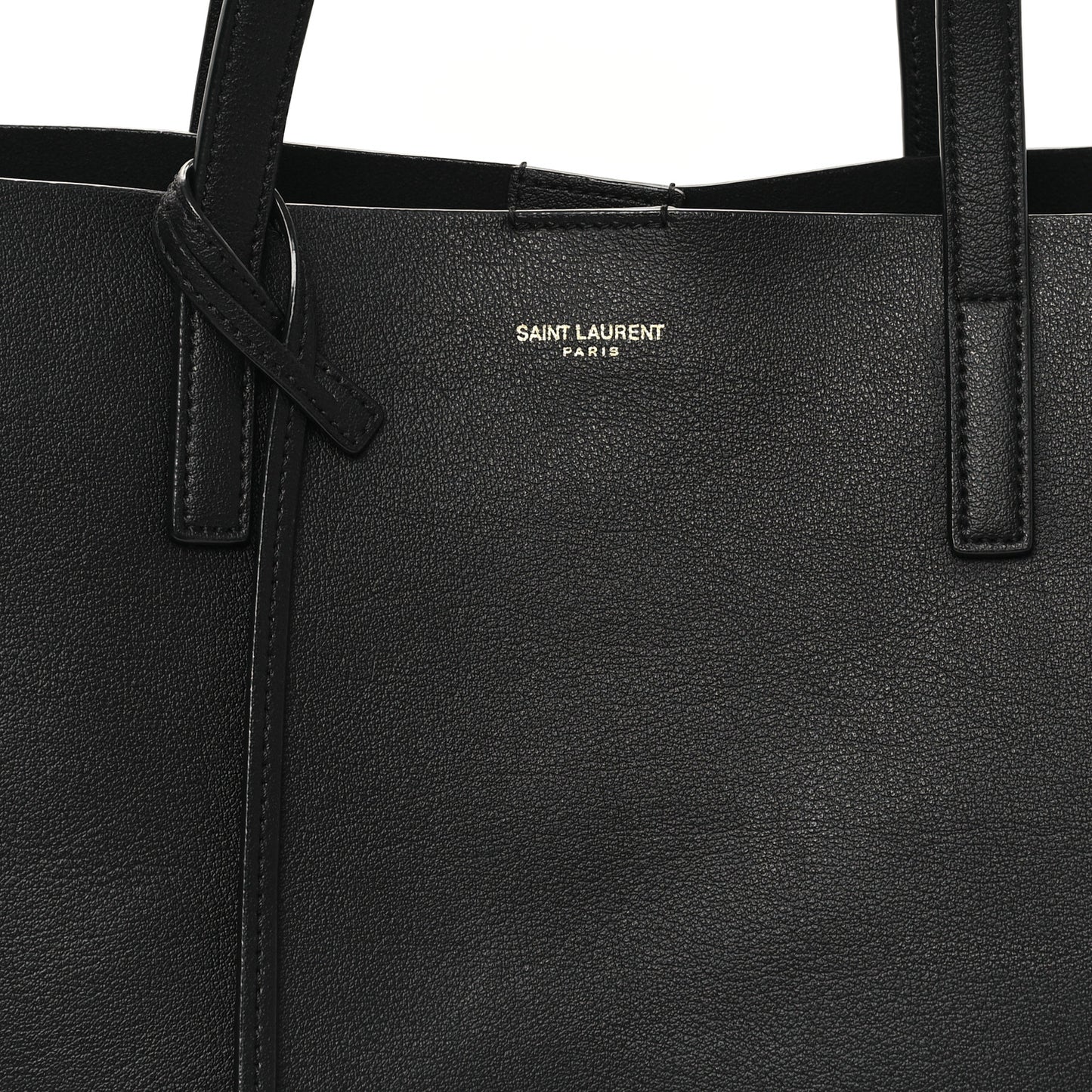 Calfskin Large Shopping Tote Black