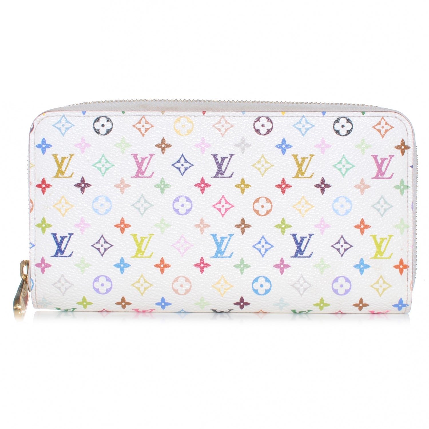 Louis Vuitton Monogram Multicolor Zippy Wallet White 1 of 7