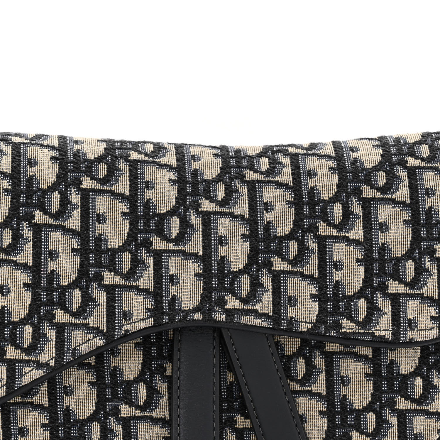 Christian Dior Oblique Saddle Bag Blue 8 of 11