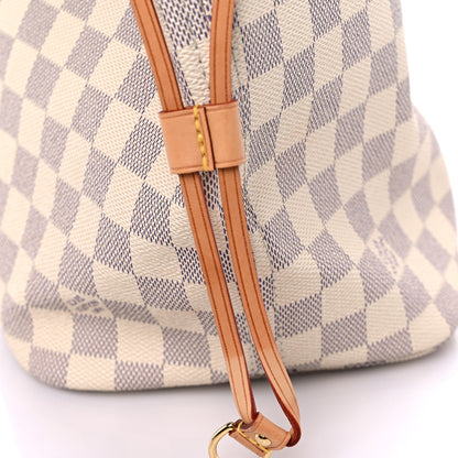 Louis Vuitton Damier Azur Neo Neverfull MM Rose Ballerine 22 of 22