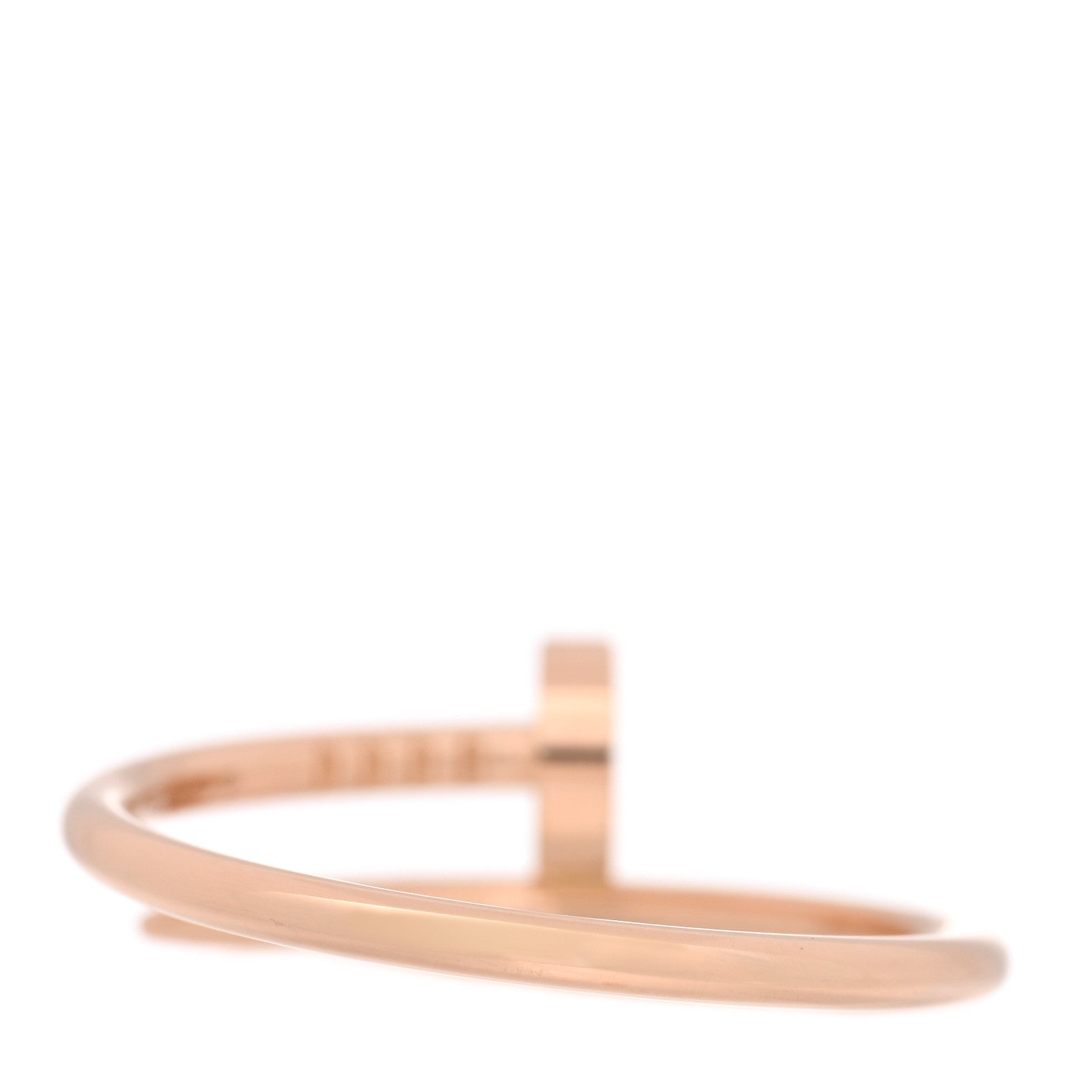 Cartier 18K Pink Gold Small Juste Un Clou Ring 59 8.75 3 of 5
