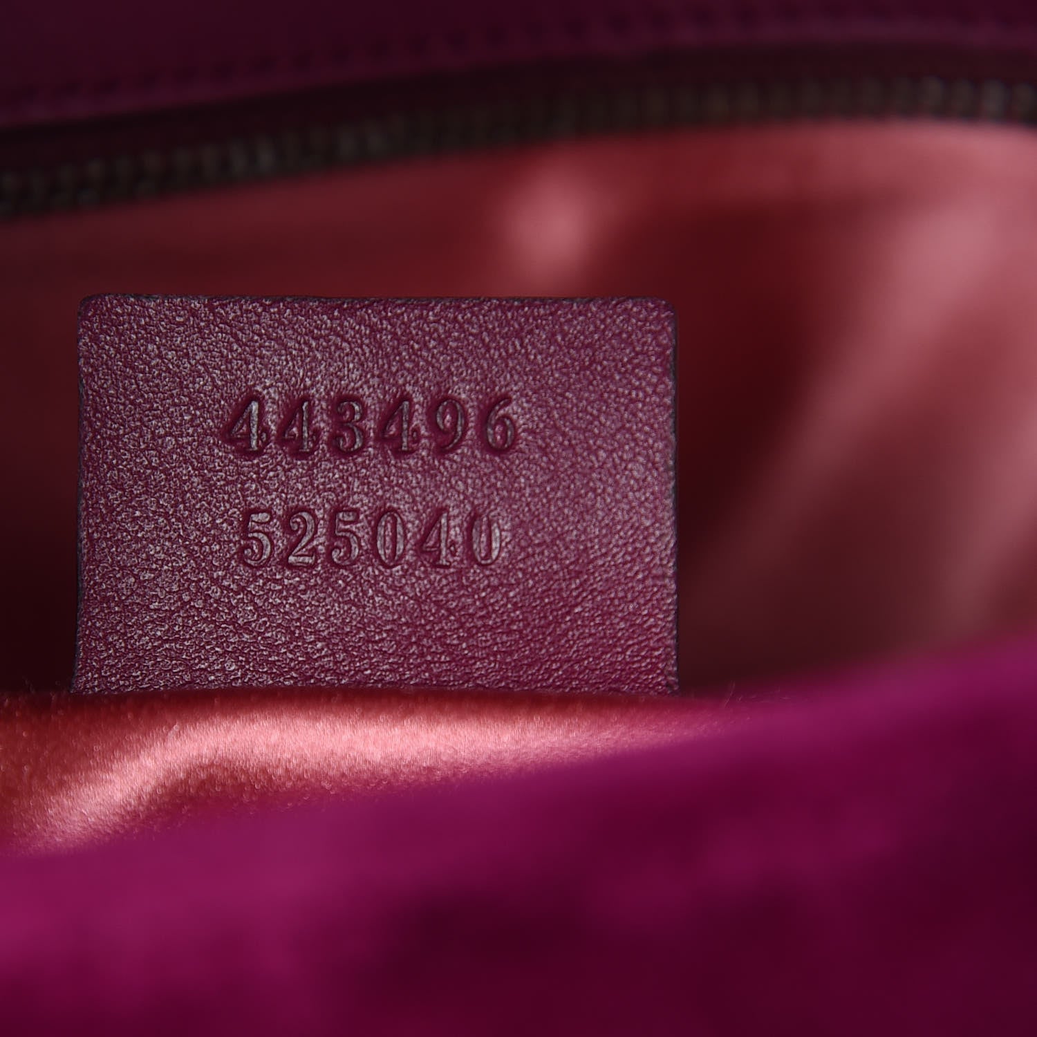 Gucci Velvet Matelasse Medium GG Marmont Shoulder Bag Fuchsia Violet Cyclamen 7 of 9