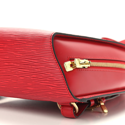 Louis Vuitton Epi Mabillon Backpack Castillan Red 8 of 9