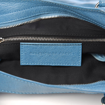 Balenciaga Agneau Giant 12 Silver Hardware Town Bleu Indigo 5 of 15