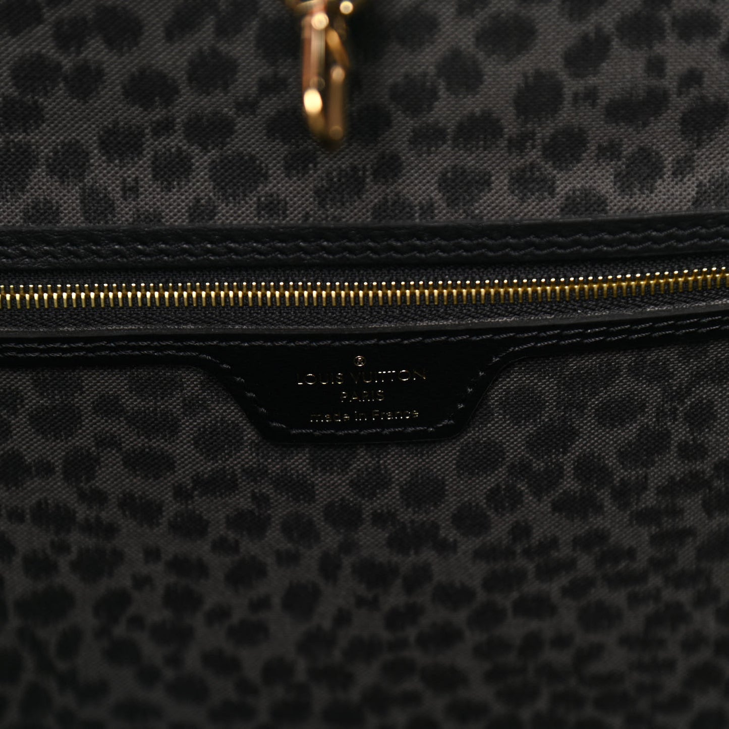 Monogram Giant Wild At Heart Neverfull MM Black