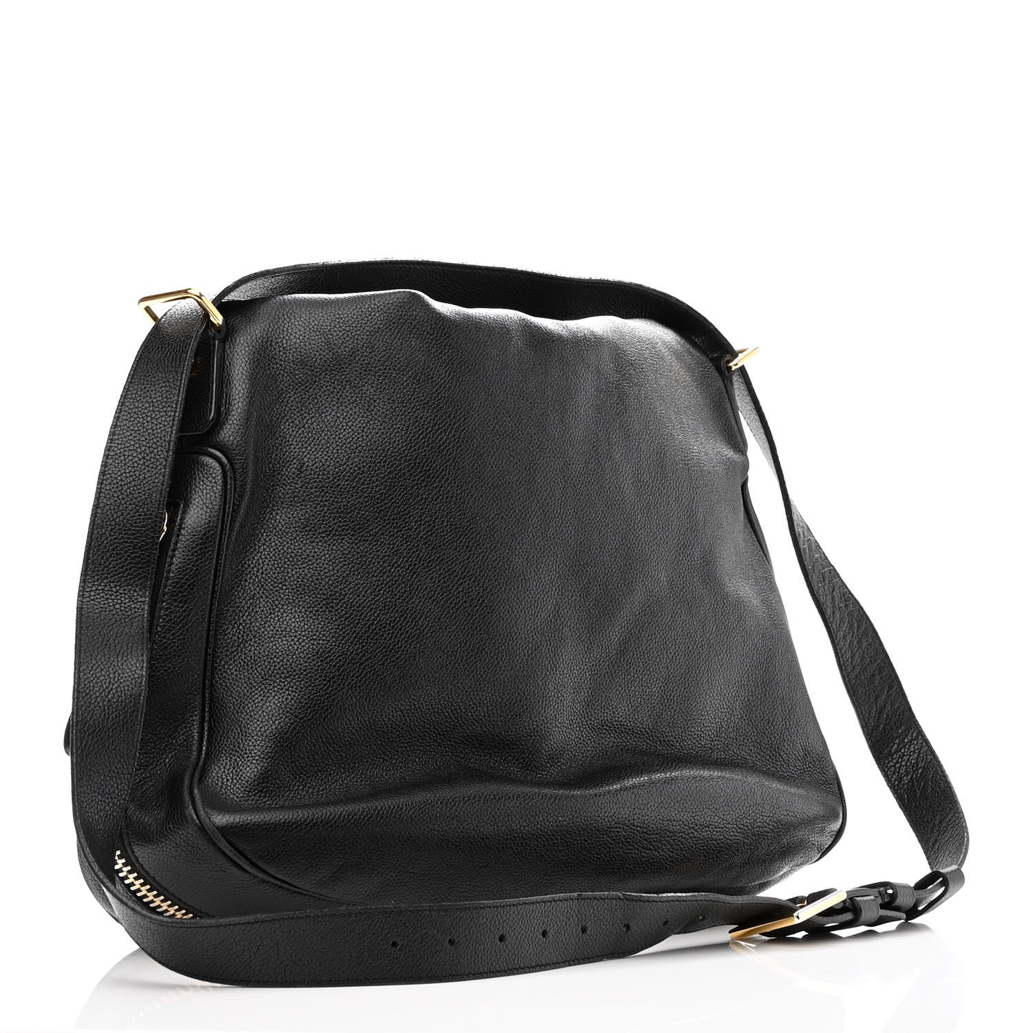 Tom Ford Grained Calfskin Medium Jennifer Crossbody Bag Black 3 of 17