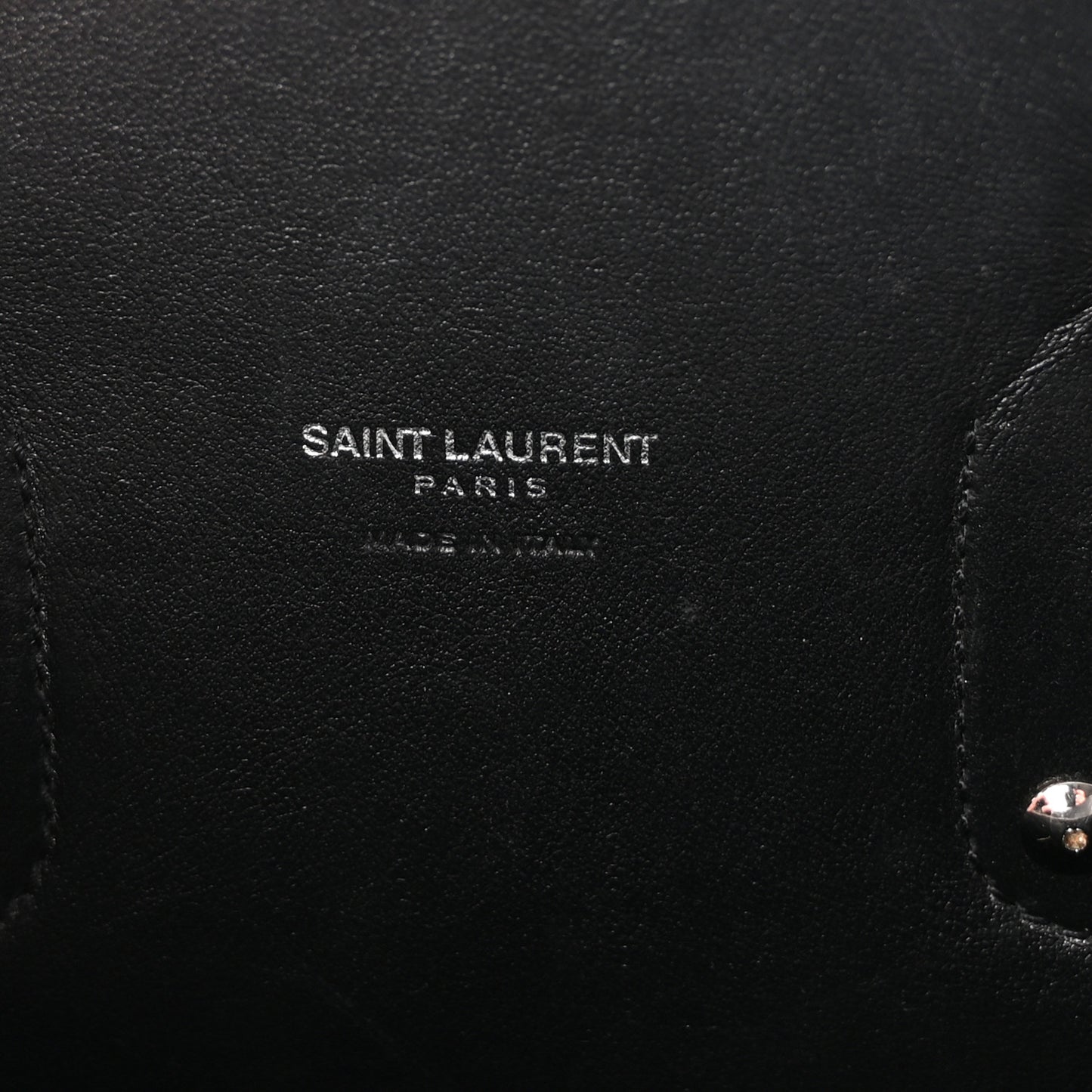 Grained Calfskin Small Sac De Jour Black
