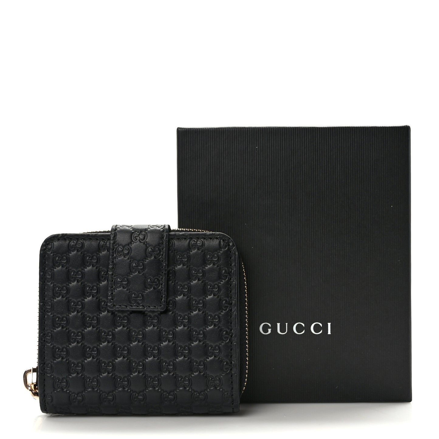 Microguccissima Compact Wallet Black