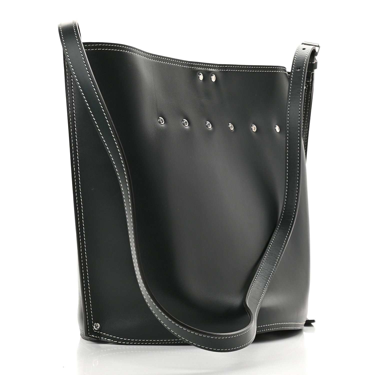 Celine Shiny Calfskin Small Studs Bucket Bag Amazone 3 of 8