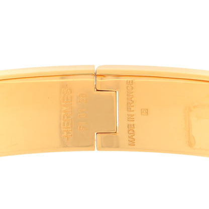 Hermes Enamel Narrow Clic Clac H Bracelet GM White 4 of 5